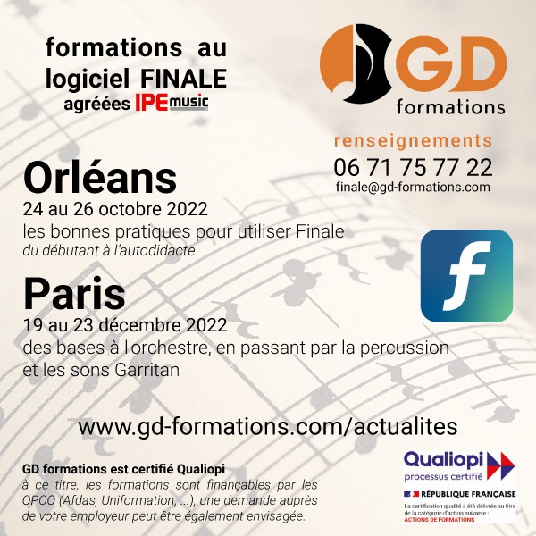 Formations FINALE – Toussaint et Noël 2022